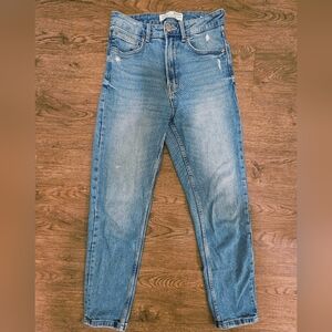 Stradivarius Blue Mom Slim Jeans. Size 4(S)